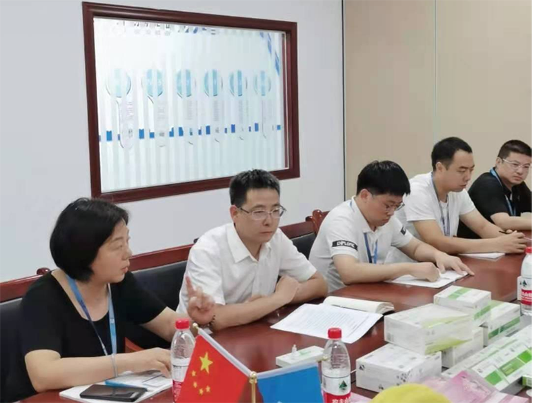 省药品监视治理局第一分局局长张淼一行莅临F6福鹿会医疗考察调研