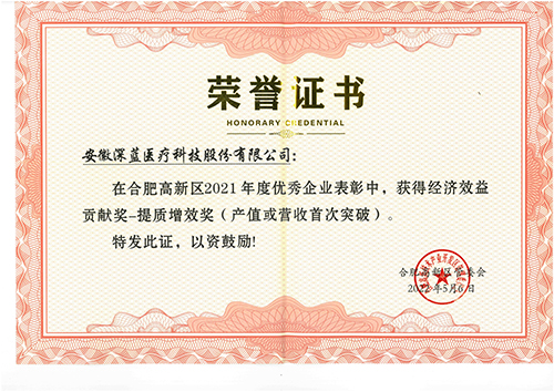 经济效益孝顺奖-提质增效奖,F6福鹿会医疗